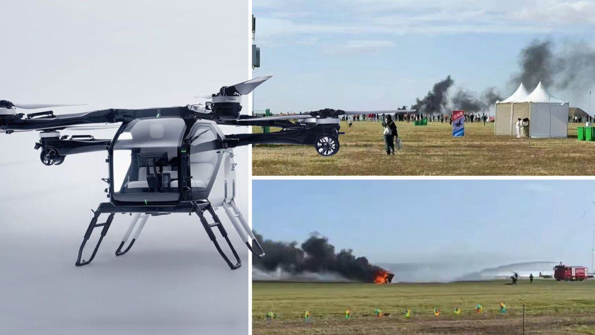 Două mașini zburătoare s-au ciocnit la un spectacol aerian din China